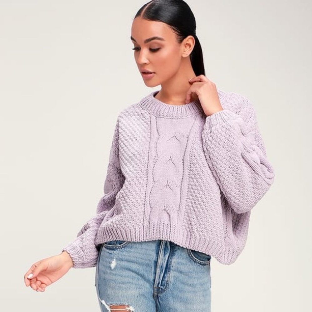 NWT Lulu’s Cable Knit Sweater
